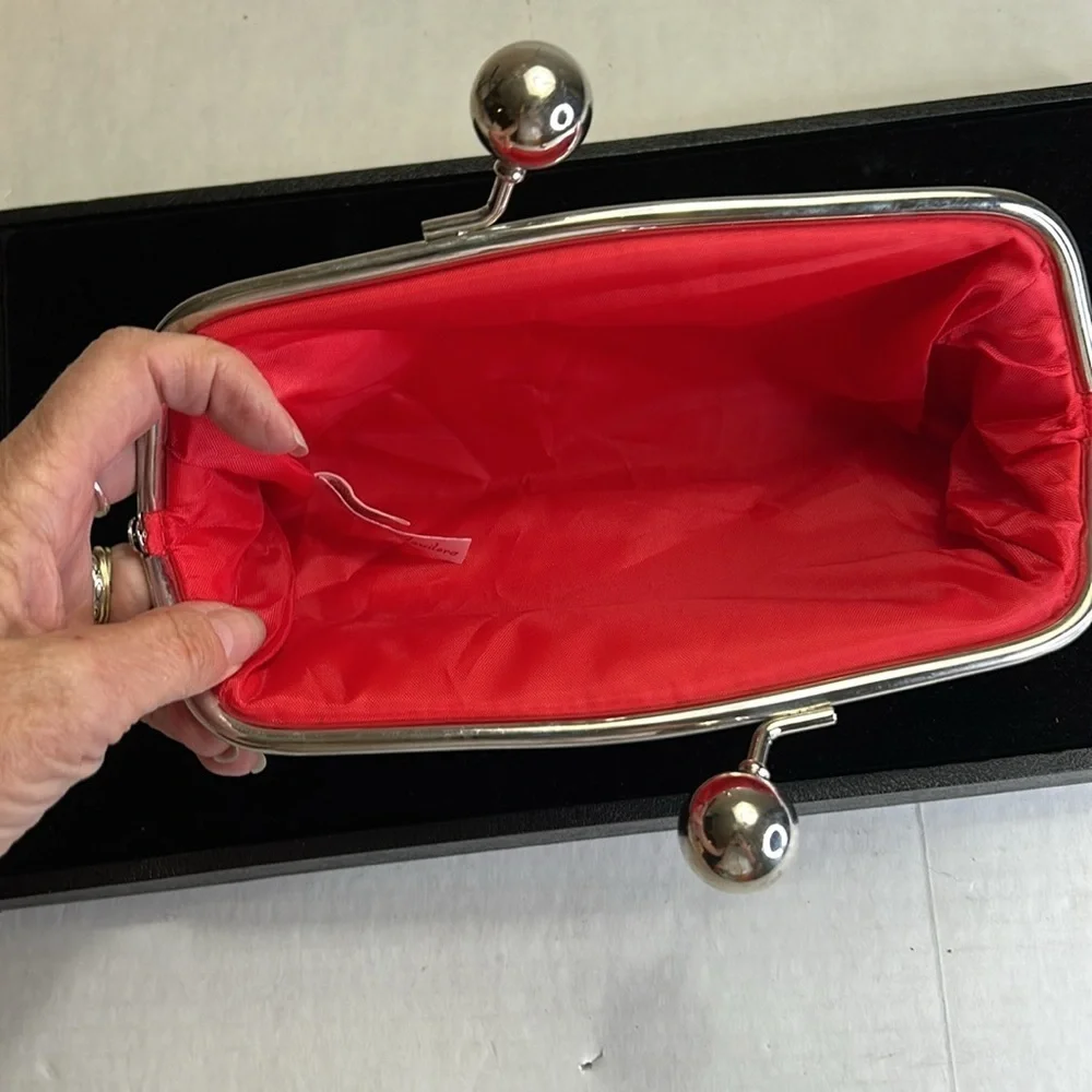 VINTAGE 2000’S CLUTCH /PURSE /MAKE UP CASE CHRISTINA AGUILERA GEOMETRIC CLUTCH